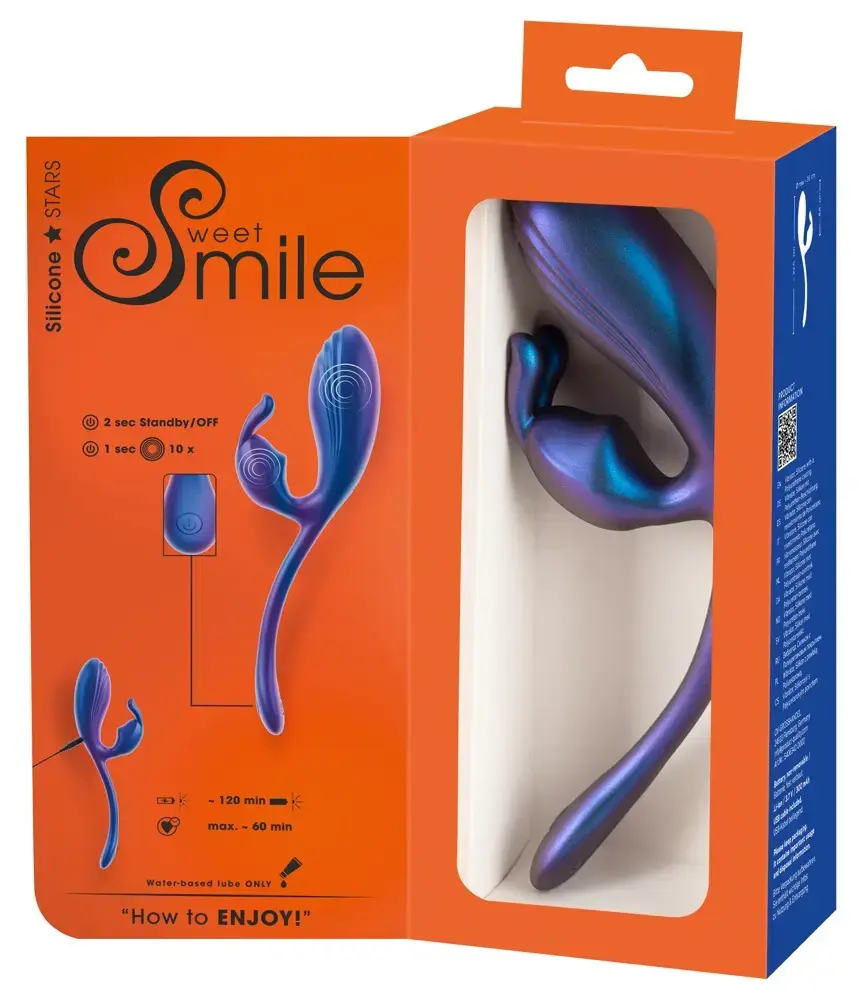Двойной вибратор-пуля Sweet Smile Flexible Double Photo 15
