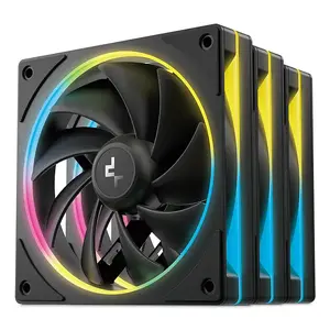 Computer Case Fan DeepCool FL12 SE 120 mm White Hydraulic Bearing, PWM, 3-pack