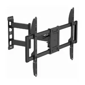Настенное крепление для ТВ GEMBIRD WM-90ST-01 (для 37–90"), нагрузка до 50 кг, VESA до 600×400, поворот 90°, наклон -5–15°
