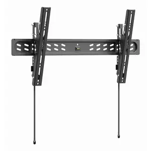 TV wall mount Gembird PRO series for 95" (2.41 m) screens, tilt 0–12°, max load 60 kg, VESA 200x200–800x400, black