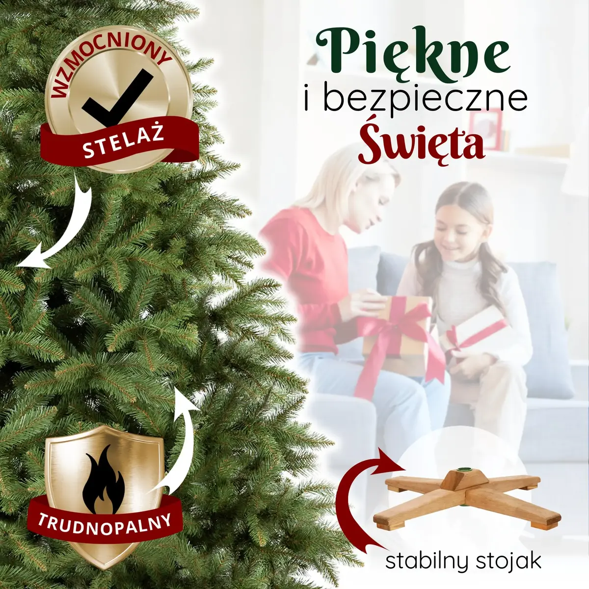 Искусственная ель Springos CT0239 Scandinavian Fir Premium Photo 10