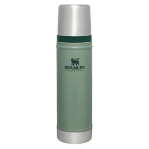 Термос STANLEY The Legendary Classic Bottle 0.6L зелёный – вакуумный изолированный фляжка 600 мл