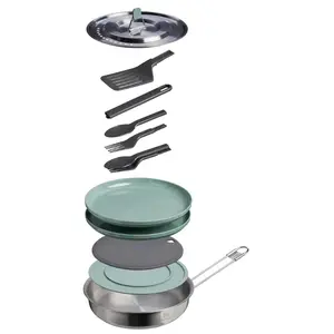 Frying Pan STANLEY Wildfare Core 0.94 L — Camping cookware, blue-gray/dark gray
