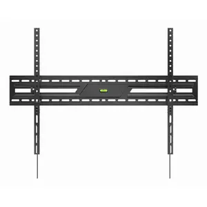 TV floor stand Gembird WM-100T-01 for 1 display, supports up to 100" screens, VESA 75x75–900x600, max load 75 kg, black