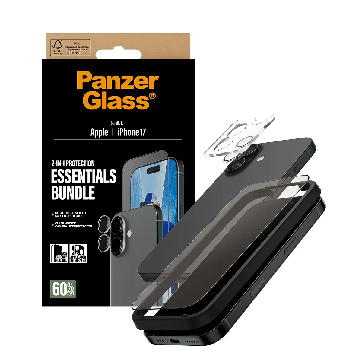 PanzerGlass 2-in-1 Essentials Bundle iPhone 17 Photo 5