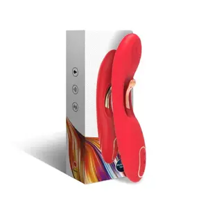 Вибратор ARMONY D-243055 с колеблющимся язычком красный для пар