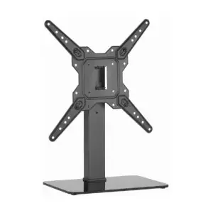 Floor TV stand GEMBIRD TVS-D55S-01 for 23–55" TVs, adjustable height, VESA 100×100–400×400, max load 40 kg