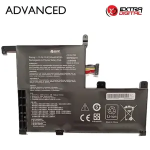 Аккумулятор для ноутбуков ASUS от extra digital, модель C31N1703, 4150mAh, сменный аккумулятор