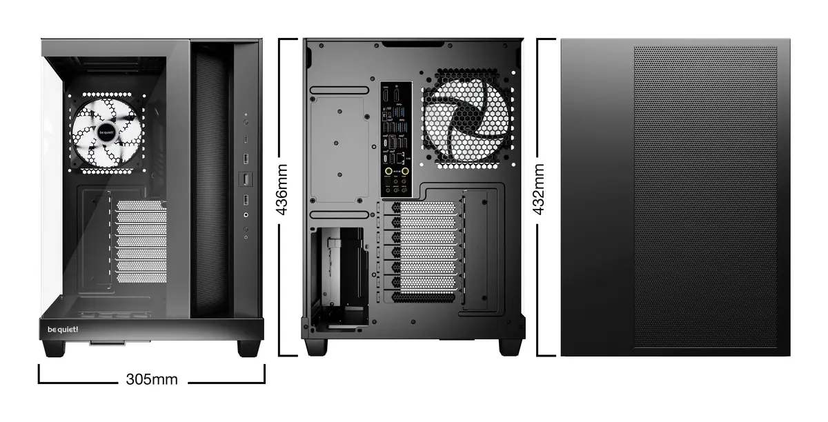 Корпус ПК be quiet! Light Base 500 LX Black Photo 2