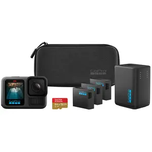 Action Camera GoPro HERO13 Black Power Bundle — 5.3K Ultra HD, 240 fps, 27.6 MP, 177° FOV