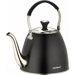 Teapot KingHoff KB-7570 1.1L with strainer, stainless steel teapot 1.1 L