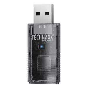 Technaxx TX-346 WLAN Проводной и беспроводной USB Двухдиапазонный Wi-Fi Черный