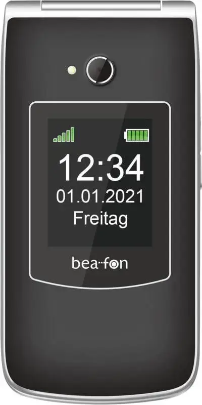 Beafon SL645 atverams mobilais tālrunis | Melns/sudrabots Photo 2