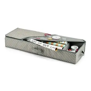 Desk Tray Organizer Zeller Present 14665 Polyester Grey 900x300x120mm
