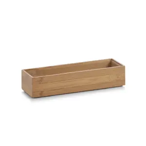 Storage tray Zeller Present 13331 Bamboo Rectangular 230x75x50mm