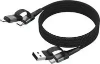 Magnetic cable ANSMANN 1700-0188 USB-A/USB-C to Lightning 1.5 m