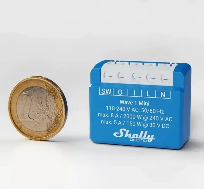 Shelly Wave 1 Mini LR viedais aktuators Photo 2
