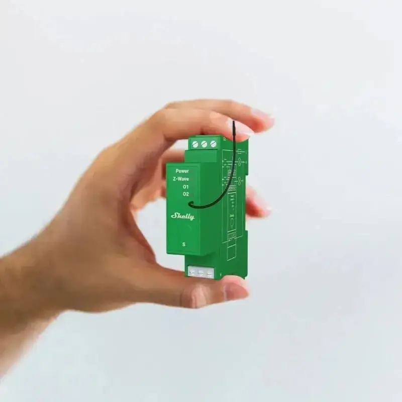Shelly Wave Pro 2PM Z-Wave 2-Channel Wireless Dimmer Photo 2