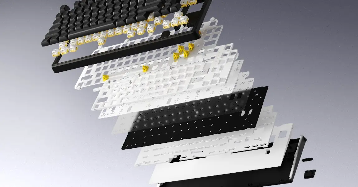 HATOR Skyfall Wireless 80 tastatūra 80%