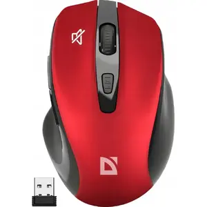 Mouse Defender PRIME MB-053 wireless optical silent 1600dpi red