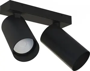 Griestu lampa NOWODVORSKI Mono 7841 — melnas kustīgas caurules