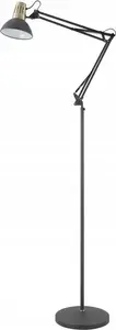 Торшер Azzardo Artemia F 1x40W E27, черный/золото