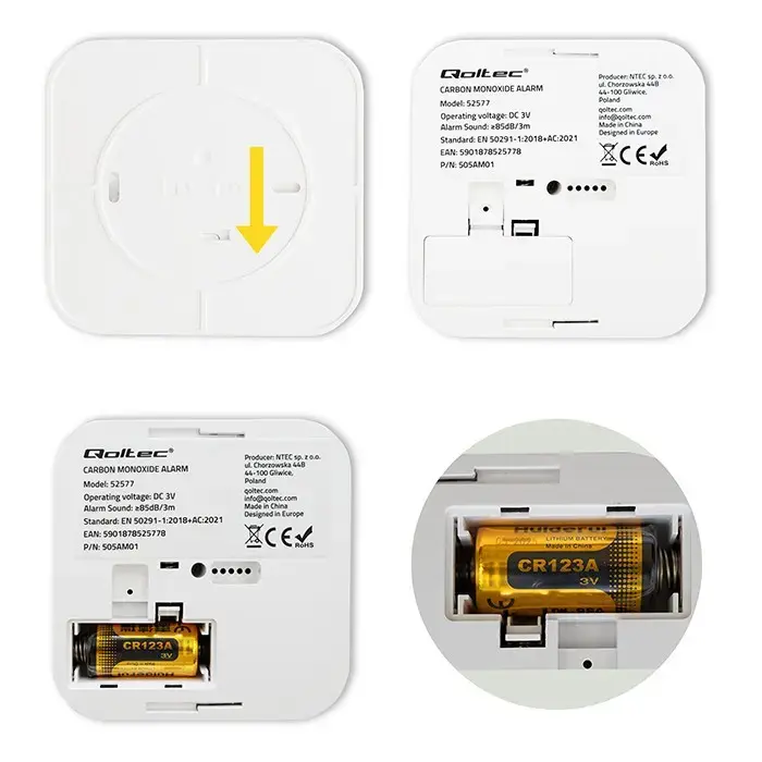 Carbon monoxide sensor QOLTEC 52577 Photo 6