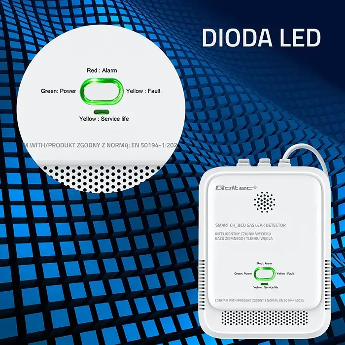 Gas and CO detector QOLTEC 52578 Photo 4