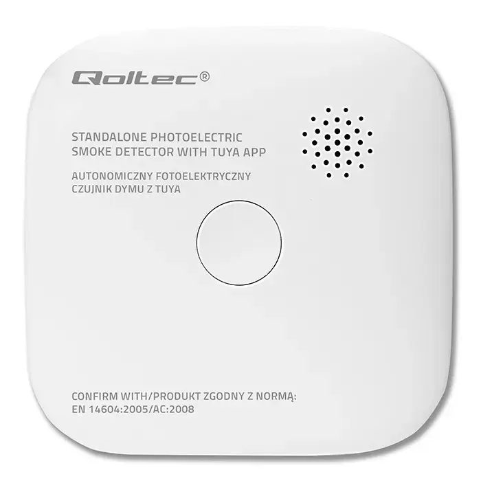 Smoke detector QOLTEC 52579 Tuya WiFi LED Photo 6