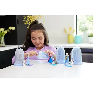 Mini lelle Disney Frozen ICE REVEAL ar SQUISHY ICE asortiments