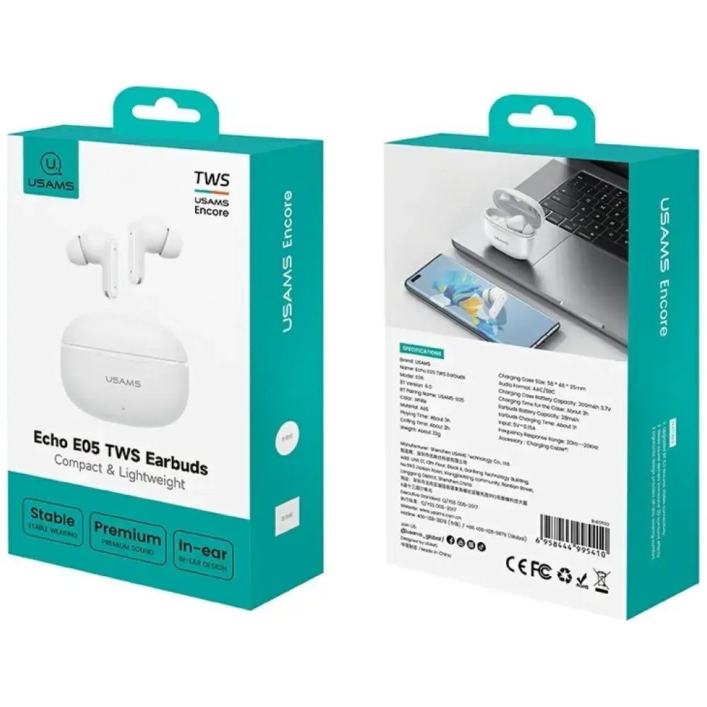 Наушники Bluetooth Usams E05 TWS Photo 2