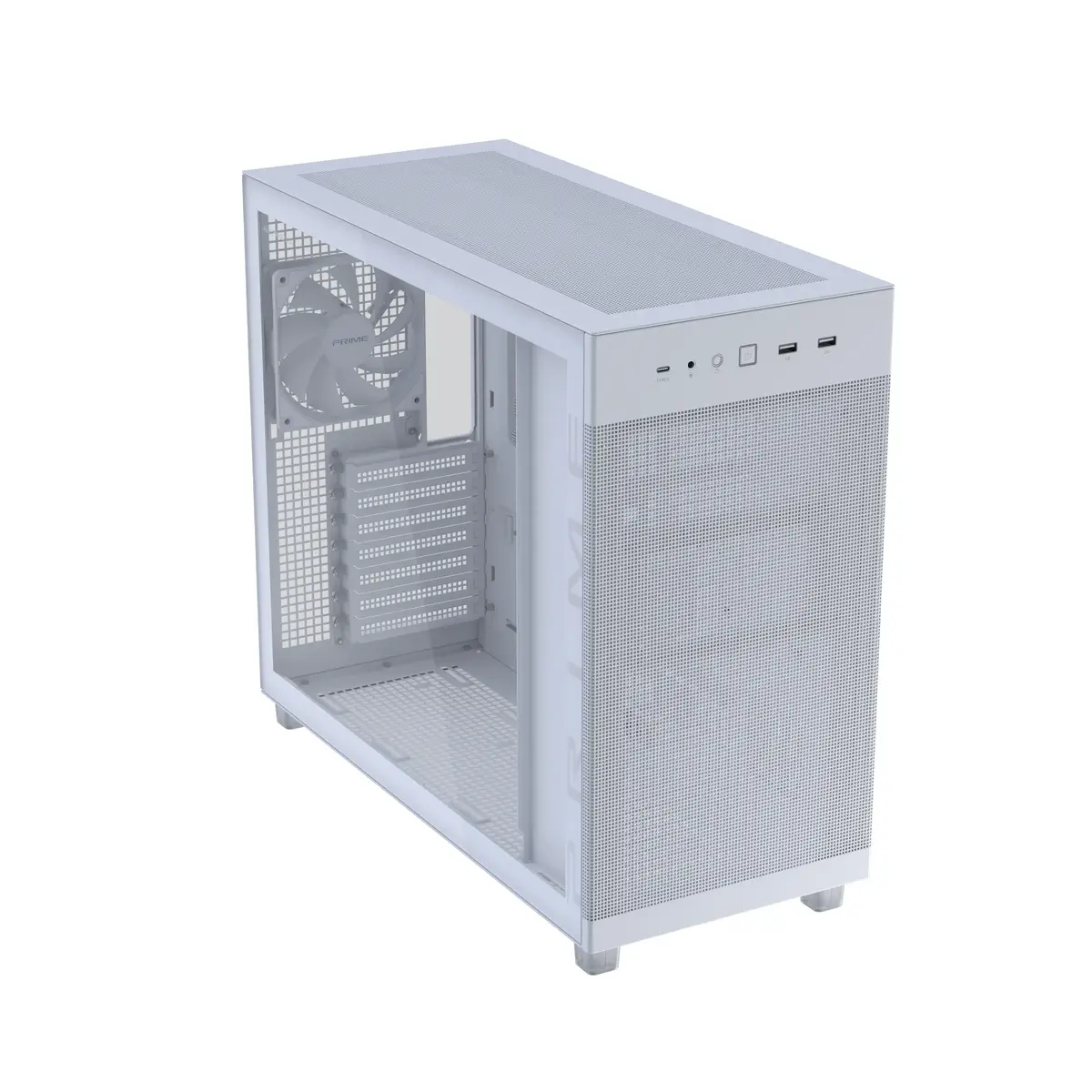Корпус ASUS PRIME AP303 TG White Photo 4
