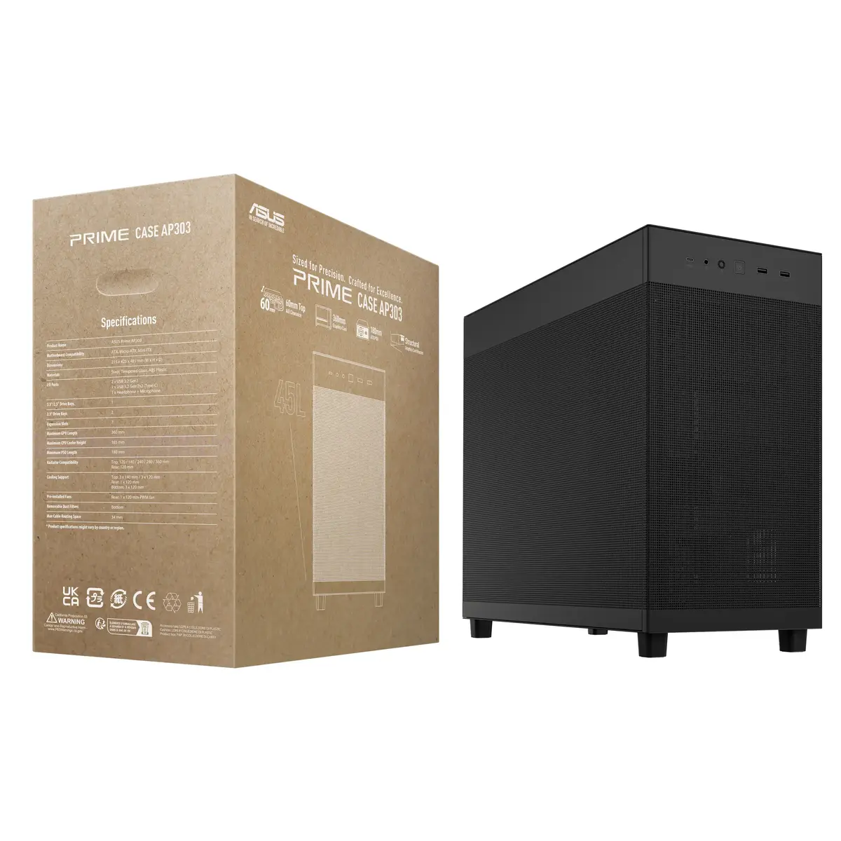 Корпус ПК Asus Prime AP303 Mesh Midi Tower Photo 15