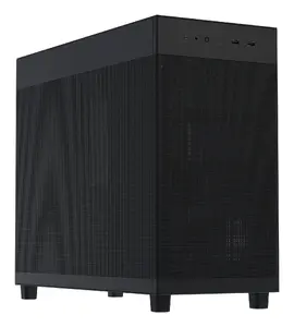 ASUS Prime AP303 Mesh Midi Tower Black PC korpuss ATX ar sietveida paneli 1x120mm ventilatoru USB Type-C un USB 3.2 Gen 1