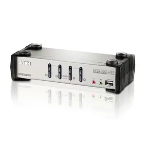 KVM Switch ATEN 4-Port USB PS/2 VGA with Audio USB 2.0 Hub