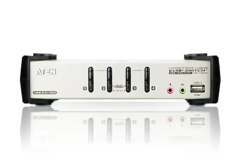 KVM переключатель ATEN 4-Port USB PS/2 VGA Photo 3
