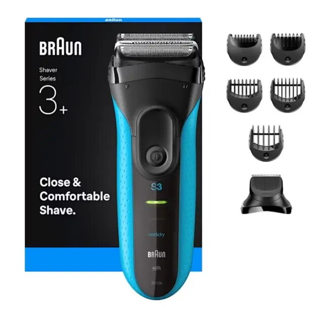 Braun 735483 Sietiņveida skuveklis Melns, Zils