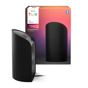 Умная настольная лампа Philips Hue Flare черная Bluetooth 76x91x157мм