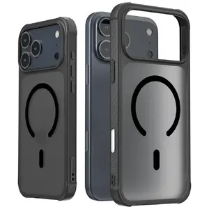 Protective phone case Araree Duple M Armor MagSafe for iPhone 17 Pro Max — Black