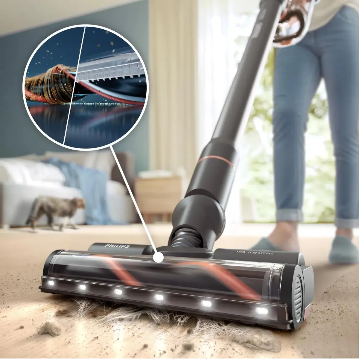 Bezvada putekļu sūcējs Philips XC7163/01 Photo 2