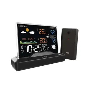 Weather station EMOS E8620 wireless digital with outdoor sensor, black