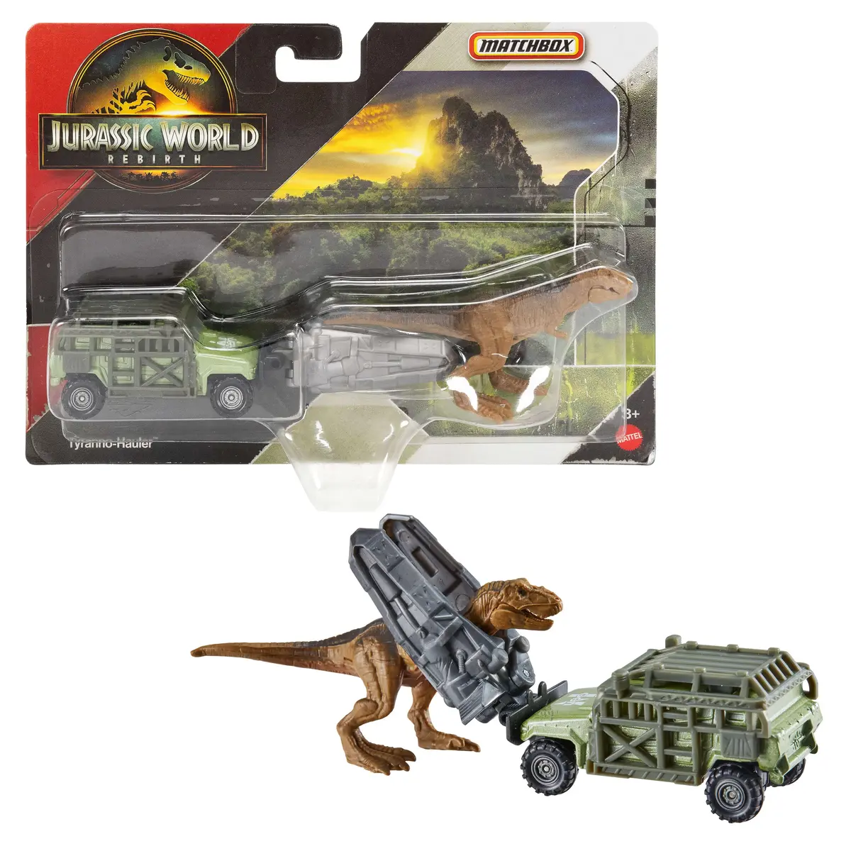 Грузовик Mattel Jurassic World Matchbox Транспортировщик Дино Photo 6