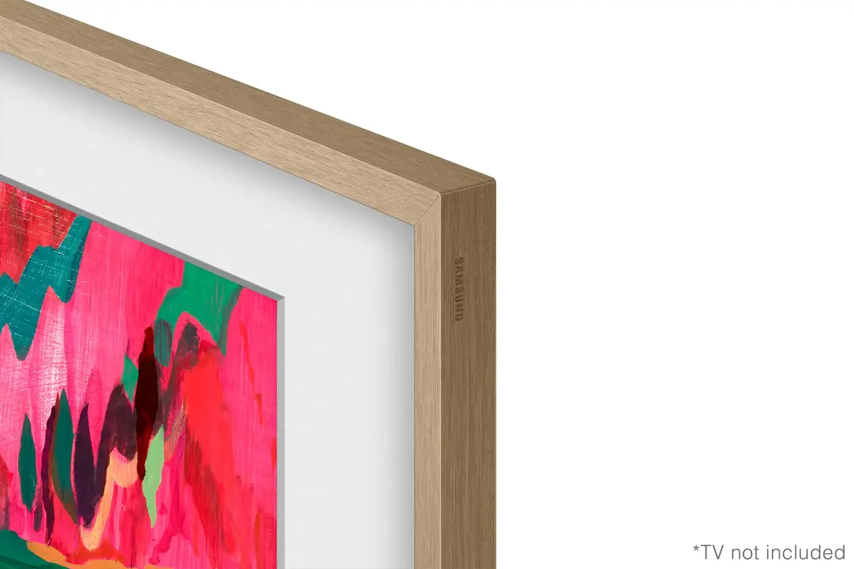 Rāmja Samsung 65” Customisable Frame White Bezel 2025 Photo 4