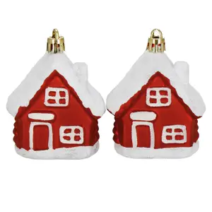 Springos CA1323 Christmas Tree Ornament Set, 7 cm, 2 Pieces