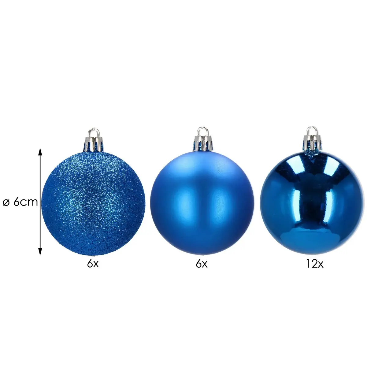 Springos CA0086 Christmas Tree Decoration Set (24 pcs) Photo 2