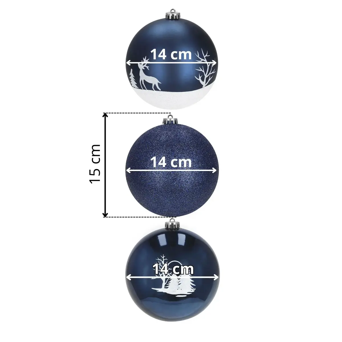 Springos CA1363 Christmas Tree Decoration Set Photo 9
