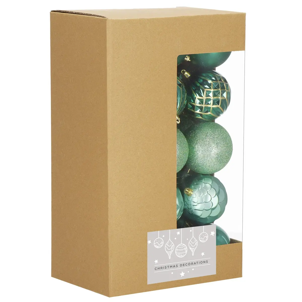 Springos CA1411 Christmas Tree Decoration Set - 30 Pieces Photo 9