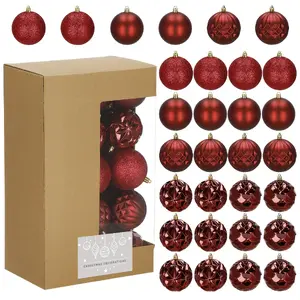 Springos CA1412 Christmas Tree Decoration Set, 30 Pieces, Assorted Ornaments