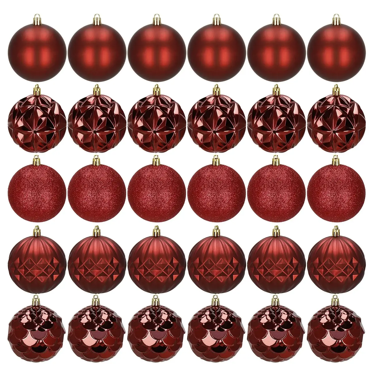 Springos CA1412 Christmas Tree Decoration Set - 30 Pieces Photo 2
