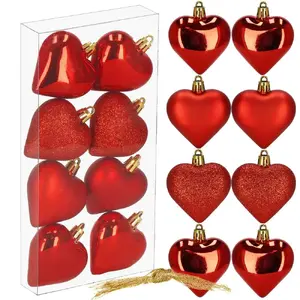 Springos CA1156 Christmas Tree Decoration Set, 8 Pieces, Assorted Ornaments